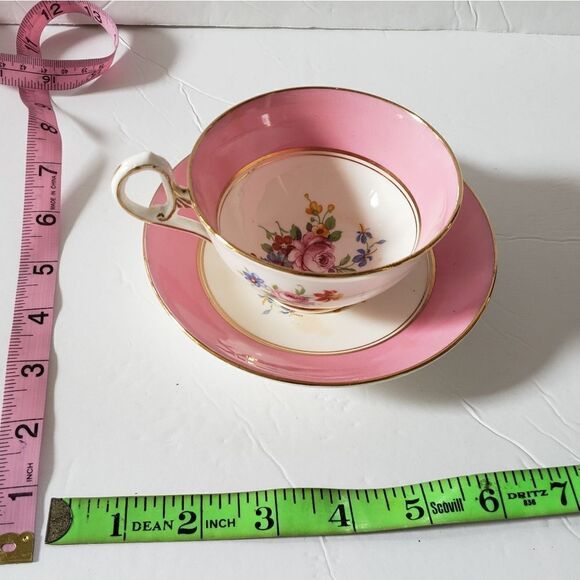 Sampson Smith Old Royal Bone China Cup & Saucer - Picture 7 of 8